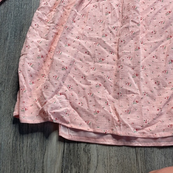 NWT Daisy Street Long Sleeve Smock Dress in Ditsy Floral, size medium - Picture 7 of 14